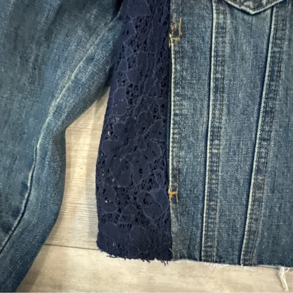 Free People Blue Denim Jacket - Picture 3 of 6